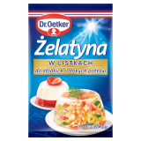 DR. OETKER Żelatyna w listkach 6 szt. 10 g