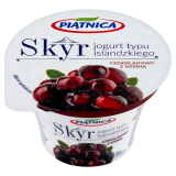 PIĄTNICA Skyr jogurt typu islandzkiego czekolada z wiśnią 150 g