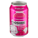 OSHEE SPARKLING Napój gazowany o smaku czerwonych winogron i dragonfruit 330 ml