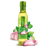 KUJAWSKI Ze smakiem Olej rzepakowy z czosnkiem i bazylią 250 ml