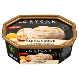 GRYCAN Lody śmietankowe z białą czekoladą i sosem mango marakuja 900 ml