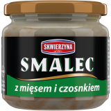SKWIERZYNA Smalec z mięsem i czosnkiem w słoiku 150 g