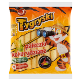 TYGRYSKI Chrupki kukurydziane - pałeczki 50 g