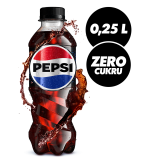 PEPSI-COLA ZERO CUKRU Napój niegazowany typu cola 250 ml