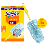 Swiffer Zestaw do usuwania kurzu przyciągający i zatrzymujący kurz (1 rączka + 4 miotełki do kurzu) 1 szt