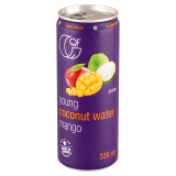 Quality Food Woda kokosowa z sokiem z mango 320 ml