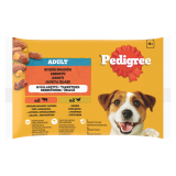 PEDIGREE Adult Pokarm dla Psów - Wołowina i Drób w Galaretce (4 saszetki) 400 g