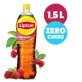 LIPTON ICE TEA ZERO Napój o smaku malinowym z ekstraktem z czarnej herbaty bez cukru 1.5 l