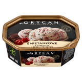 GRYCAN Lody śmietankowe z czekoladą i sosem wiśniowym 900 ml