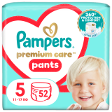 PAMPERS Premium Care Pants Pieluchomajtki Rozmiar 5 (11-17kg) 52 szt. 1 szt