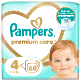PAMPERS Premium Care Pieluchy Rozmiar 4 Maxi (9-14kg) 68 szt. 1 szt