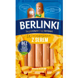 MORLINY Berlinki Parówki z serem 250 g