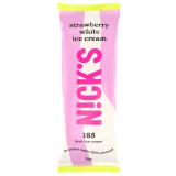 NICK'S Lody truskawkowe na patyku bez cukru 90 ml