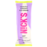 NICK'S Lody waniliowe z migdałami na patyku bez cukru 90 ml