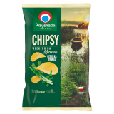PRZYSNACKI Chipsy o smaku cebulki dymki 130 g