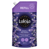 LUKSJA DEEPLY RELAXING Pielęgnujące mydło w płynie o zapachu lawendy - zapas 900 ml