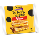 SERENADA Ser topiony w plastrach do tostów i burgerów Salami 130 g