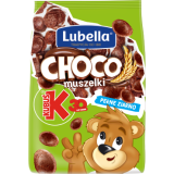 LUBELLA Choco Muszelki Zbożowe muszelki o smaku czekoladowym 500 g