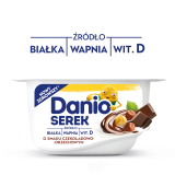 DANIO Serek homogenizowany czekoladowo-orzechowy 130 g