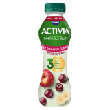 Activia Drink Jogurt bez dodatku cukru czereśnia jabłko banan 270 g