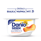 DANIO Serek homogenizowany brzoskwiniowy 130 g
