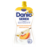 DANIO Serek Homogenizowany Brzoskwinia-Gruszka w saszetce 120 g