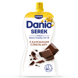 DANIO Serek homogenizowany z kawałkami czekolady - saszetka 120 g