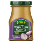 KAMIS Musztarda z cebulką prażoną i szalotką (łagodna) 185 g