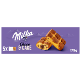 MILKA Cake&Choc Ciastka biszkoptowe z kawałkami czekolady 175 g