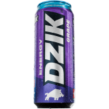 WK DZIK Napój gazowany energetyczny winogronowy bez cukru 500 ml