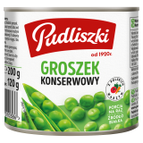 PUDLISZKI Groszek konserwowy 200 g