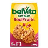 BELVITA Breakfast Ciastka zbożowe z żurawiną i rodzynkami 250 g