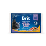 BRIT Premium By Nature Mokra karma dla kotów z rybą 4x100g 400 g