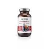 BIG NATURE Suplements D3+K2 - suplement diety wspomagający układ kostno-nerwowy (60 kaps.) 30 g