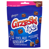 GRZEŚKI Tyci Wafelki z kremem w czekoladzie 110 g
