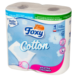 FOXY Papier toaletowy 5-warstwowy 4 rolki 1 szt