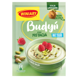 WINIARY Budyń o smaku pistacjowym z nutą maliny (bez cukru) 35 g