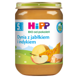 HIPP BIO od pokoleń Dynia z indykiem po 5 miesiącu 190 g