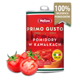 MELISSA Primo Gusto Pomidory krojone bez skórki 400 g
