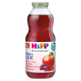 HIPP Herbatka&Sok Herbatka z dzikiej róży z sokiem z czerwonych owoców Bio - po 4 m-cu 500 ml