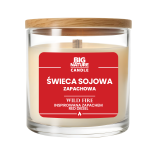 BIG NATURE Świeca sojowa o zapachu Wild Fire insp. Red Diesel 225 g
