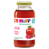 HIPP BIO Sok Maliny Jabłka - po 4 miesiącu 200 ml