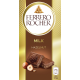 FERRERO ROCHER Czekolada mleczna z orzechami laskowymi 90 g