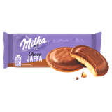 MILKA Choco Jaffa Biszkopty z pianką czekoladową 128 g