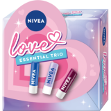 NIVEA Zestaw świąteczny Essential Trio: Pielęgnująca pomadka do ust 1 szt