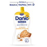 DANIO Serek homogenizowany ciasteczkowy w saszetce 120 g