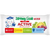 ZDROWY LIZAK UCZEŃ Lizak owocowy na energię bez cukru - suplement diety 6 g