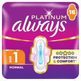 ALWAYS PLATINUM Ultra Normal Plus Podpaski ze skrzydełkami x 16 1 szt