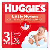 HUGGIES Ultra Comfort Pieluchy Rozmiar 3 (5-9kg) 78 szt. 1 szt