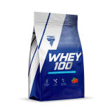 TREC WHEY 100 Odżywka białkowa WPC o sm. truskawowym 700 g
